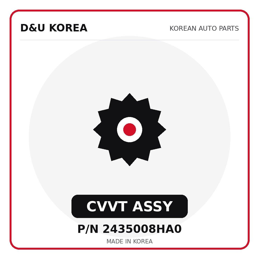 Genuine Mobis CVVT ASSY 2435008HA0 - Korean auto parts from D&U Korea