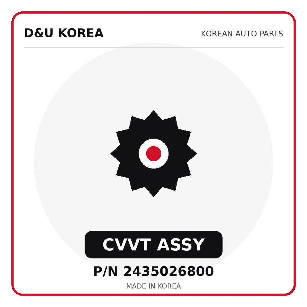 Genuine Mobis CVVT ASSY 2435026800 for Korean vehicles | D&U Korea