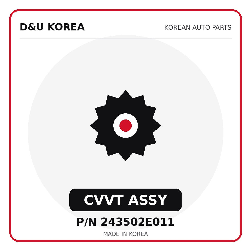 Genuine Mobis CVVT ASSY 243502E011 - Korean auto parts from D&U Korea