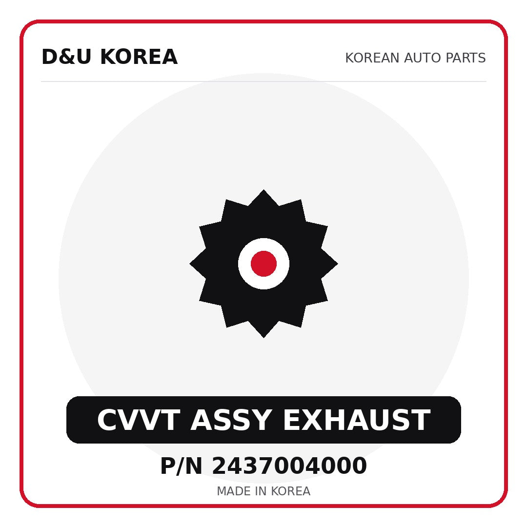 Genuine Mobis CVVT ASSY EXHAUST 2437004000 - Korean auto parts from D&U Korea