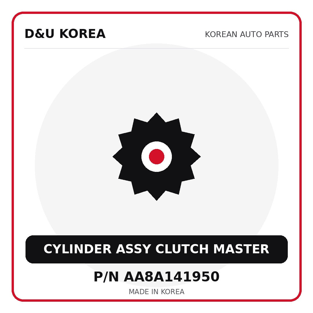 Genuine Mobis CYLINDER ASSY CLUTCH MASTER AA8A141950 for Korean vehicles | D&U Korea