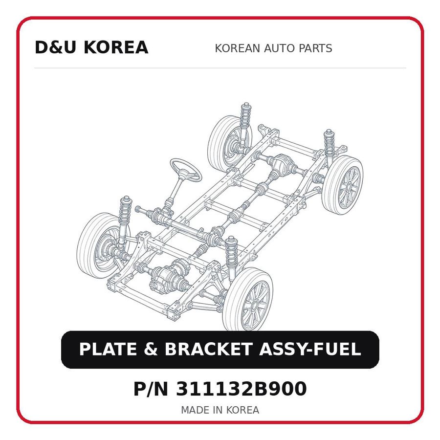 PLATE & BRACKET ASSY-FUEL