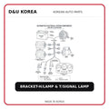 BRACKET-H/LAMP & T/SIGNAL LAMP