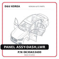 PANEL ASSY-DASH,LWR
