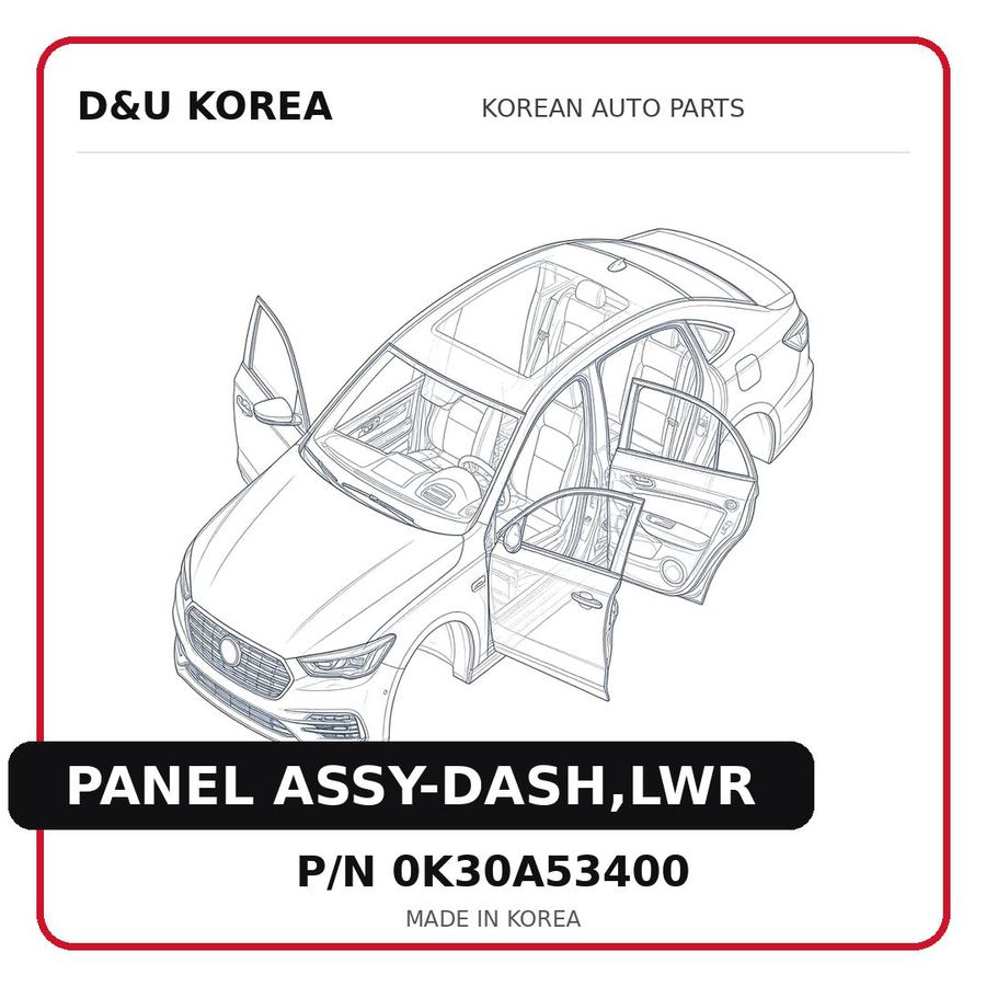 PANEL ASSY-DASH,LWR