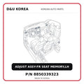ADJUST ASSY-FR SEAT MEMORY,LH
