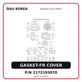 GASKET-FR COVER