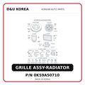 GRILLE ASSY-RADIATOR