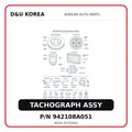 TACHOGRAPH ASSY