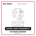 GUIDE ASSY-HEADREST