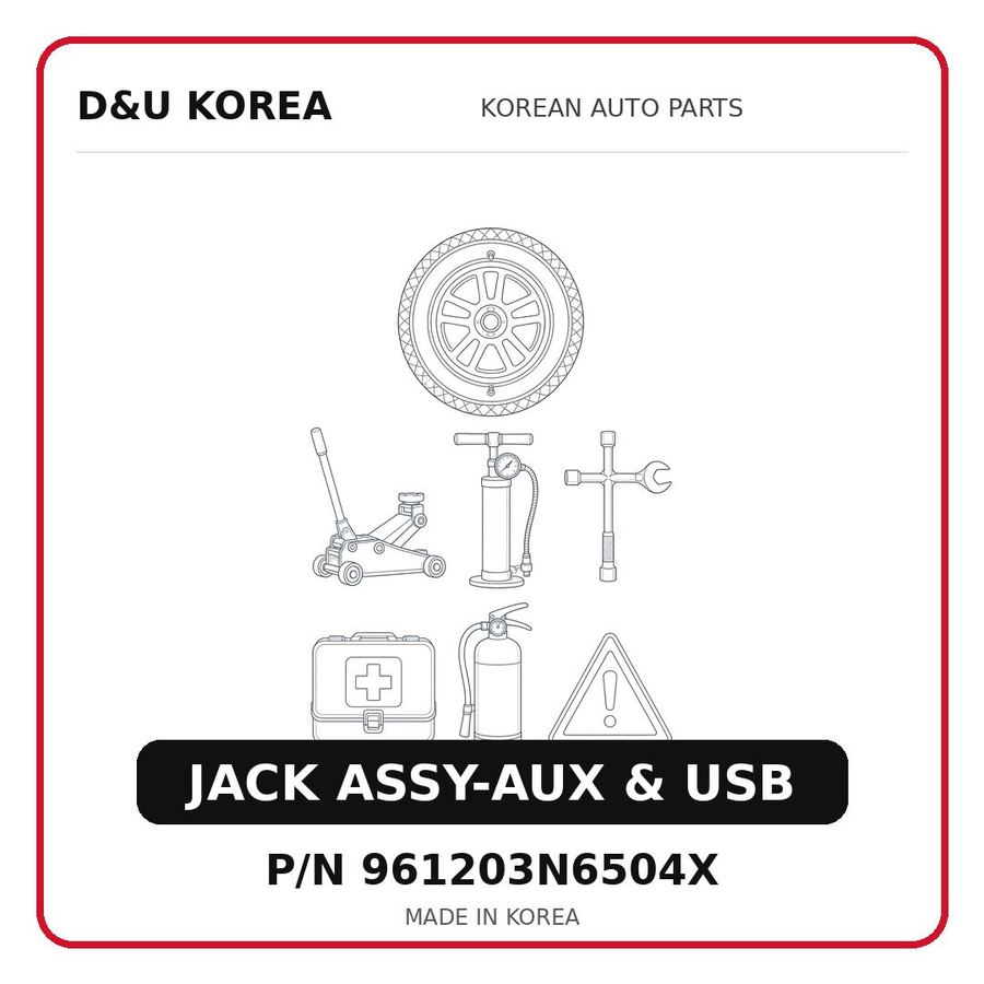 JACK ASSY-AUX & USB