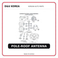 POLE-ROOF ANTENNA