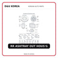 RR ASHTRAY OUT HOUS'G
