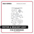 MOTOR & BRACKET ASSY
