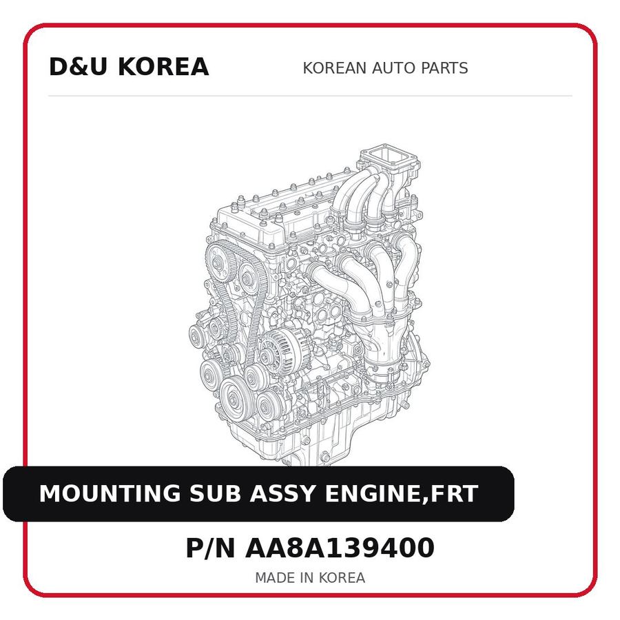 MOUNTING SUB ASSY ENGINE,FRT