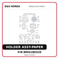 HOLDER ASSY-PAPER
