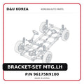 BRACKET-SET MTG,LH
