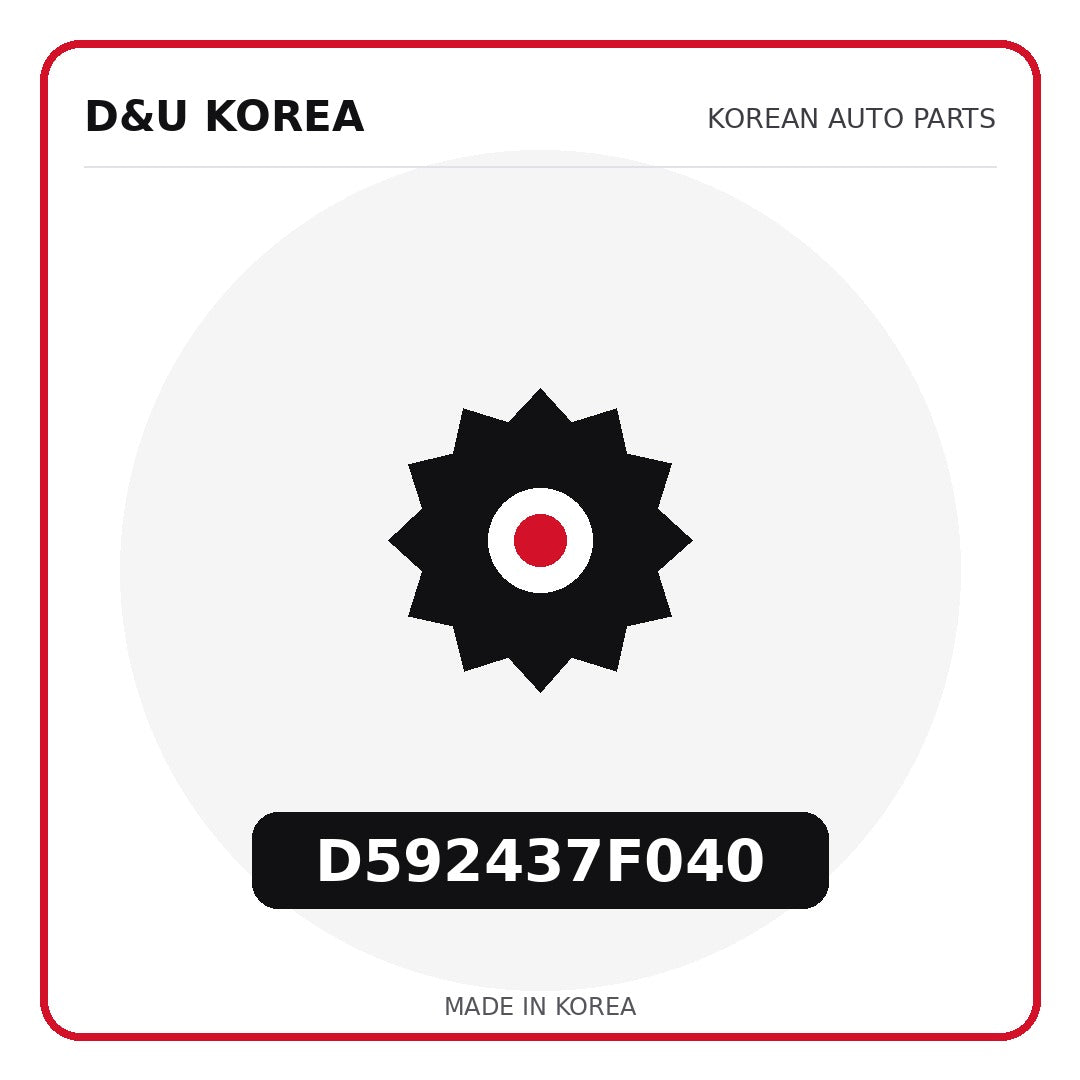 Genuine Mobis D592437F040  for Korean vehicles | D&U Korea