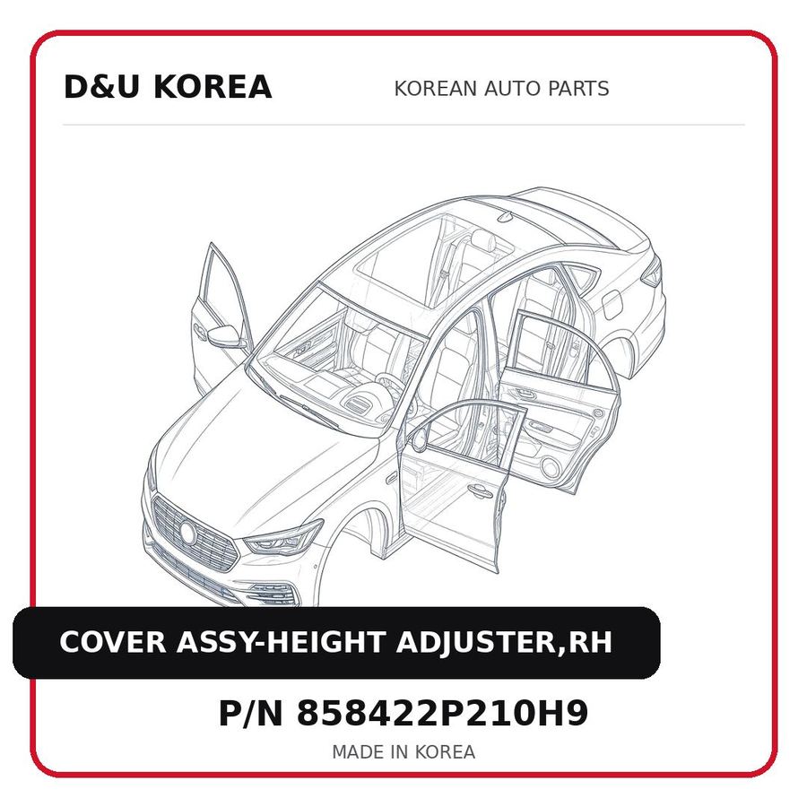 COVER ASSY-HEIGHT ADJUSTER,RH