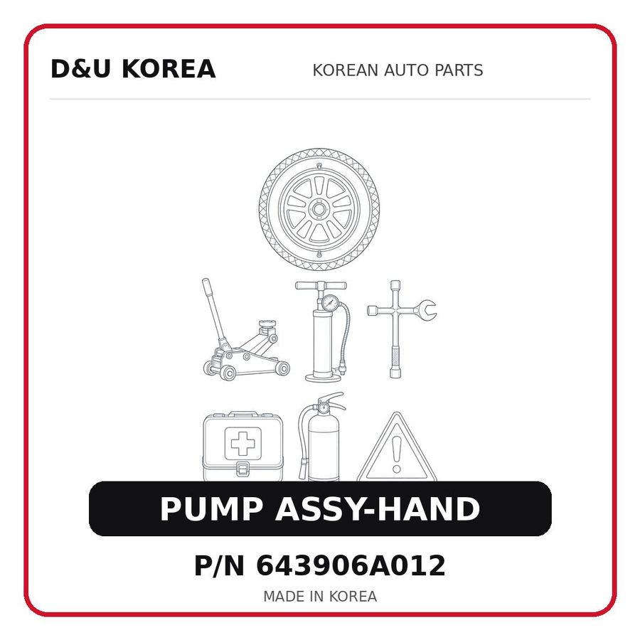 PUMP ASSY-HAND