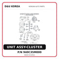 UNIT ASSY-CLUSTER