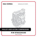 PULLEY ASSY-A/CON COMPRESSOR