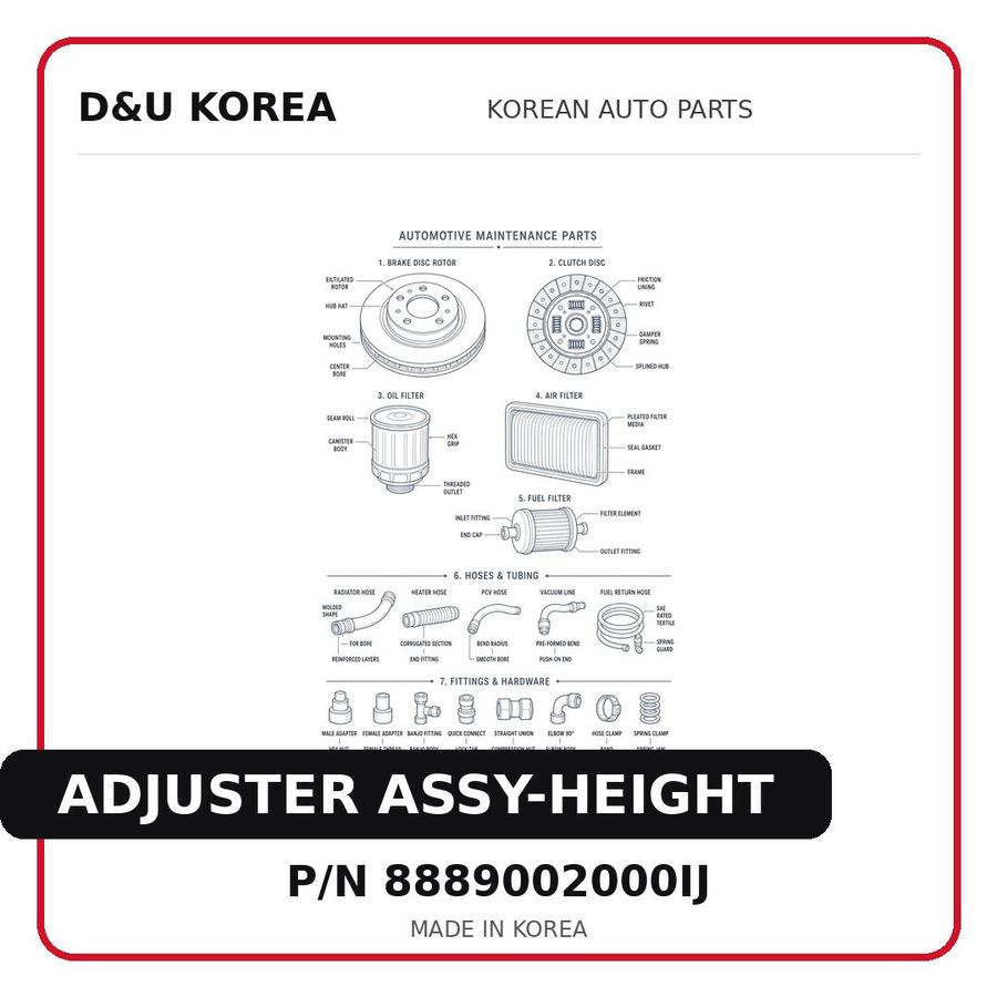 ADJUSTER ASSY-HEIGHT