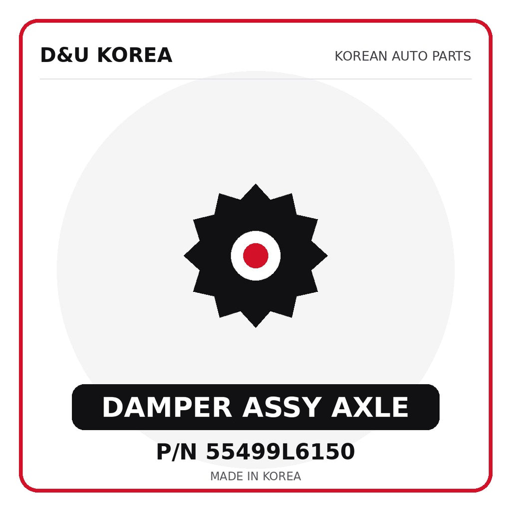 Genuine Mobis DAMPER ASSY AXLE 55499L6150 for Korean vehicles | D&U Korea