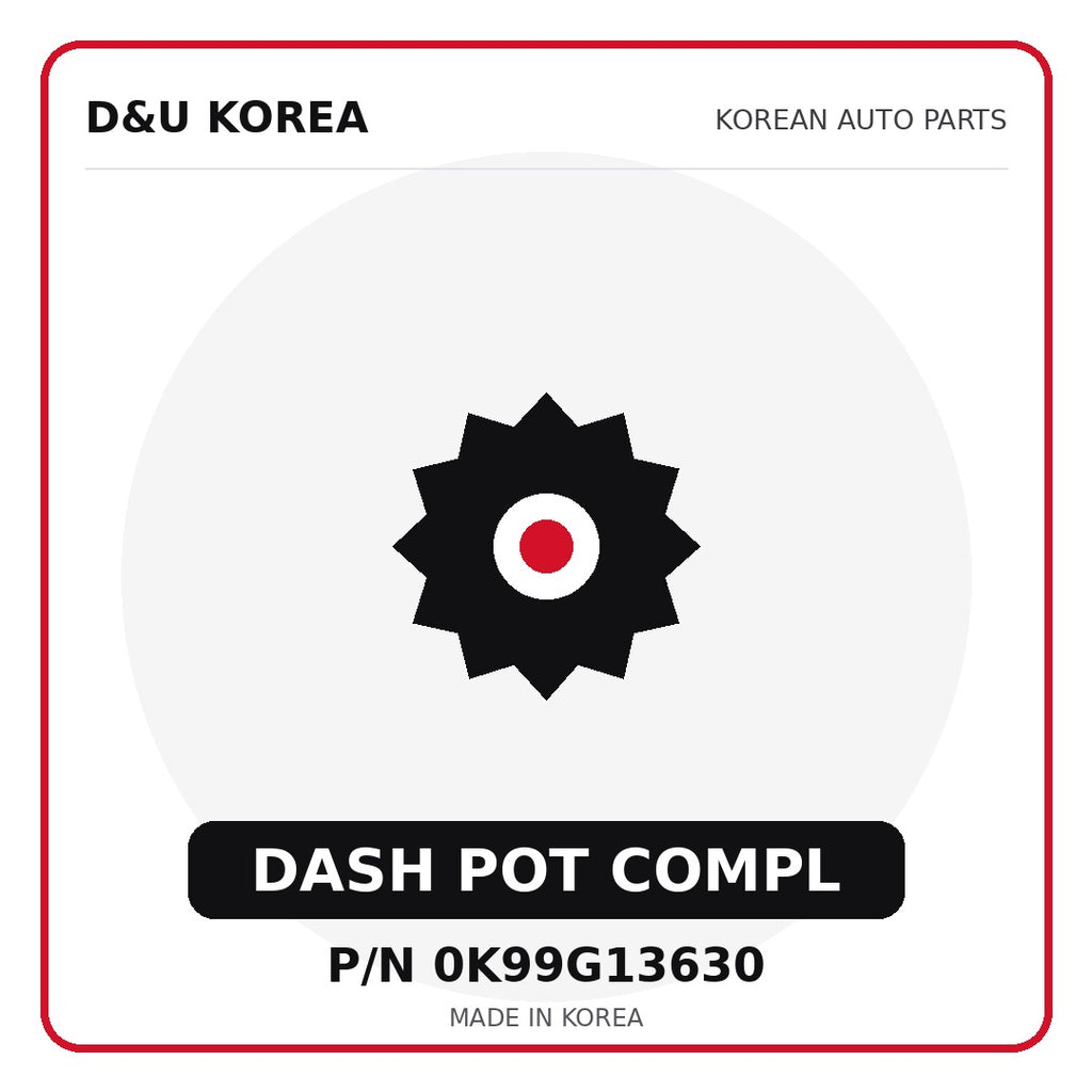 Genuine Mobis DASH POT COMPL 0K99G13630 - Korean auto parts from D&U Korea