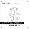 UNIT ASSY-HEAD UP DISPLAY