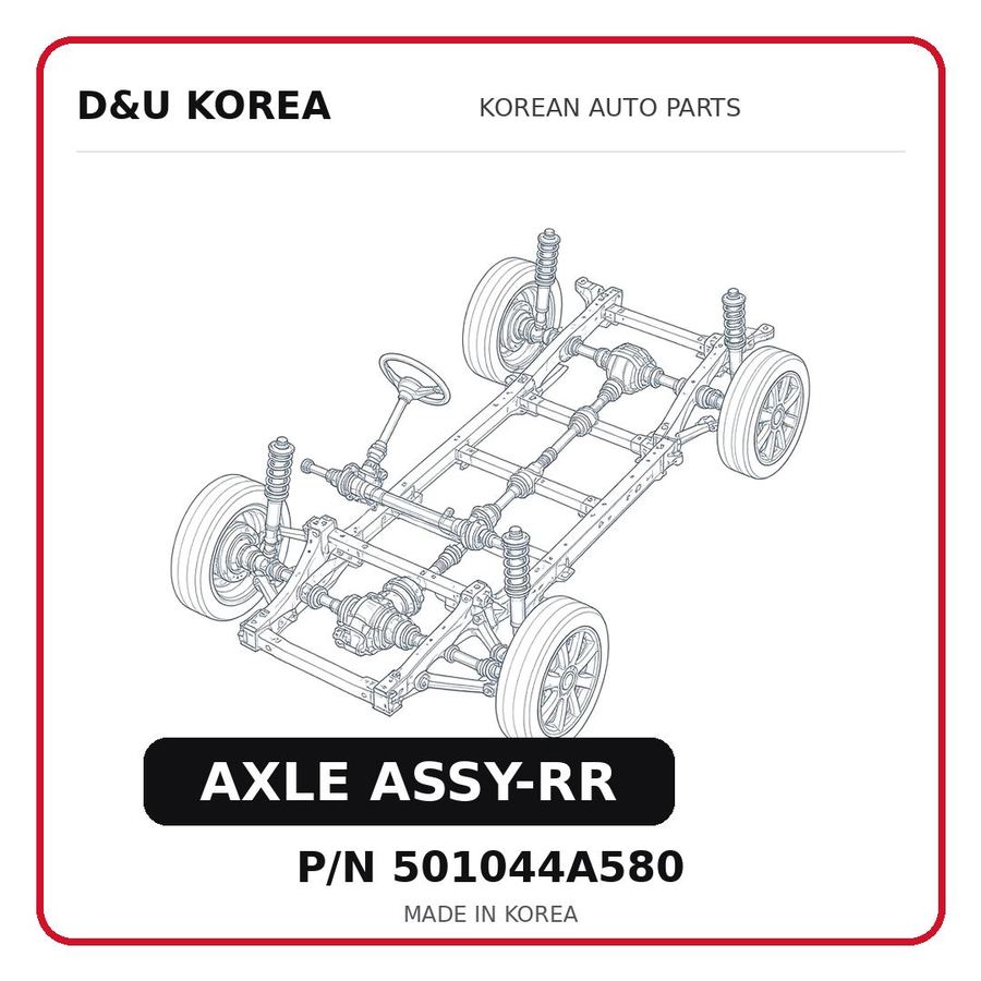 AXLE ASSY-RR