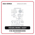 HEADLINING ASSY