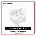 CONSOLE ASSY-FR