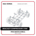 BRACKET-COMPRESSOR STAY