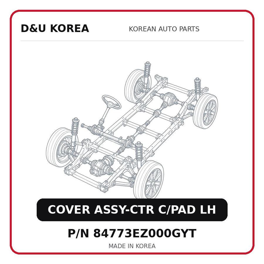 COVER ASSY-CTR C/PAD LH