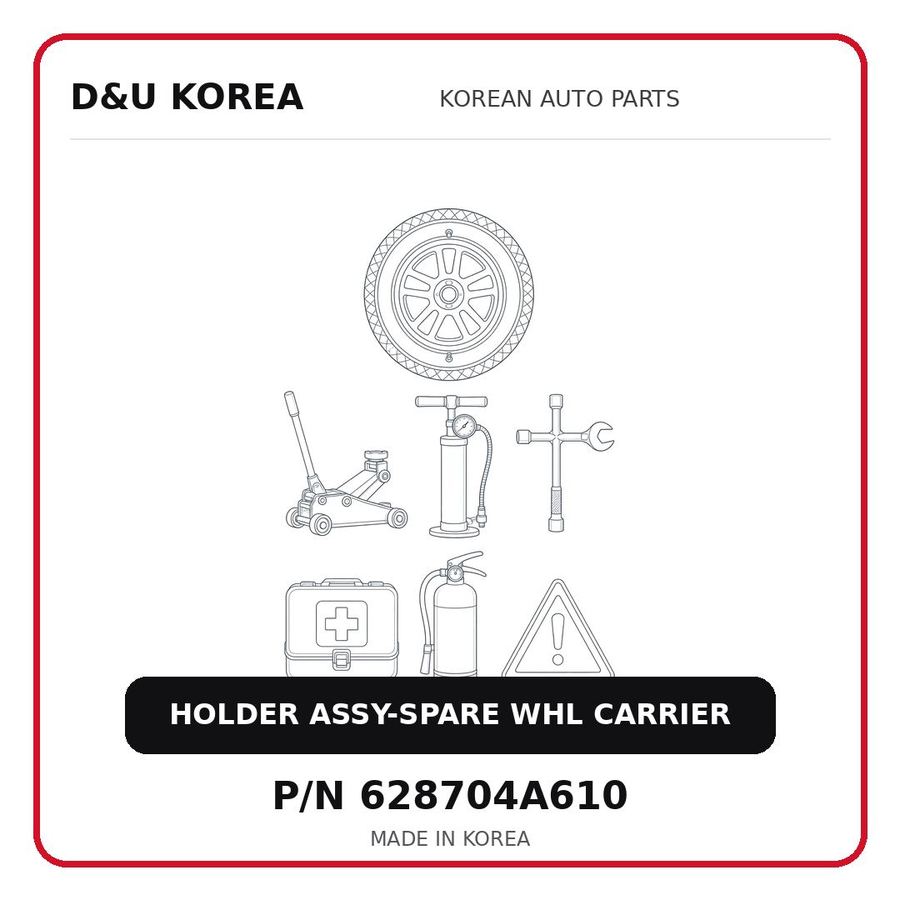 HOLDER ASSY-SPARE WHL CARRIER