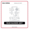 REAR BLOWER UNIT