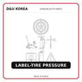 LABEL-TIRE PRESSURE