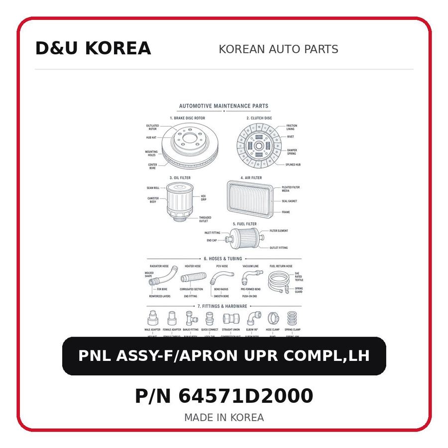 PNL ASSY-F/APRON UPR COMPL,LH
