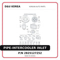 PIPE-INTERCOOLER INLET