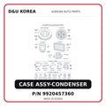 CASE ASSY-CONDENSER