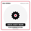 Genuine Mobis DECK ASSY REAR 610004F521OA - Korean auto parts from D&U Korea