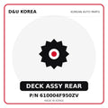 Genuine Mobis DECK ASSY REAR 610004F950ZV for Korean vehicles | D&U Korea