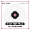 Genuine Mobis DECK ASSY REAR 610004FID0YAW for Korean vehicles | D&U Korea