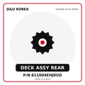 Genuine Mobis DECK ASSY REAR 611004EHJ0UD - Korean auto parts from D&U Korea