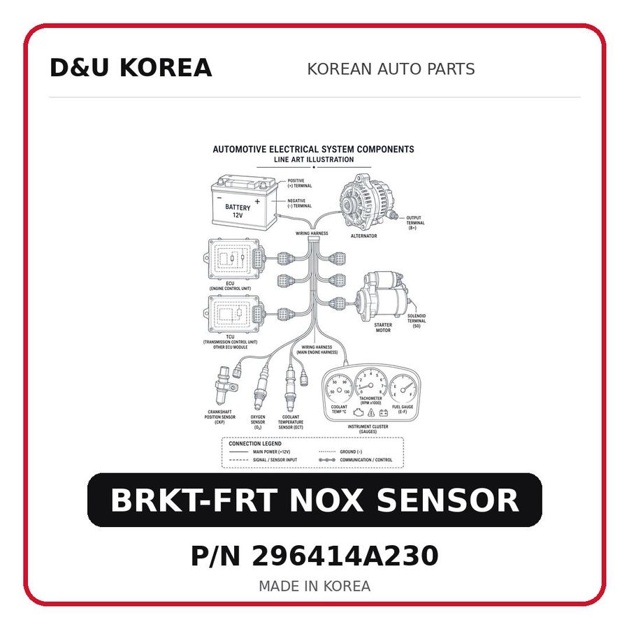 BRKT-FRT NOX SENSOR