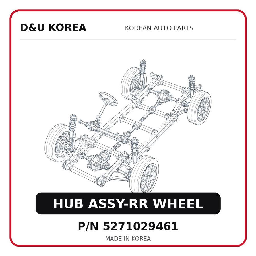 HUB ASSY-RR WHEEL