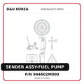 SENDER ASSY-FUEL PUMP