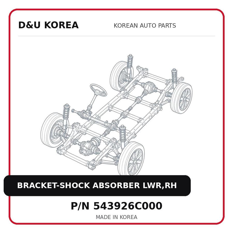 BRACKET-SHOCK ABSORBER LWR,RH