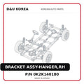 BRACKET ASSY-HANGER,RH